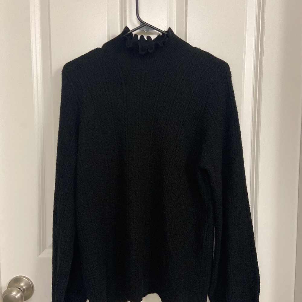 Sezane Rosalia Jumper Noir. - Size M